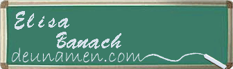 Elisa Banach Visitenkarte